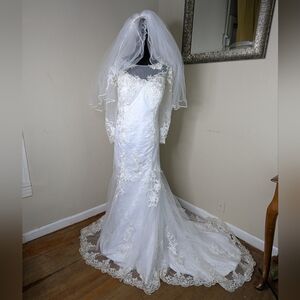 White Wedding Dress Size 20